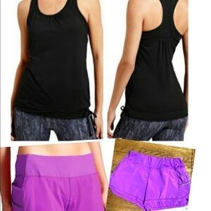 Athleta Shorts S Purple Tinker Tank Sz. XS